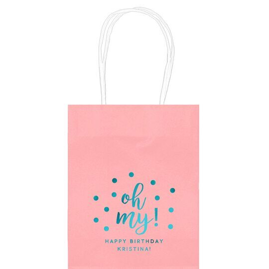 Confetti Dots Oh My Mini Twisted Handled Bags